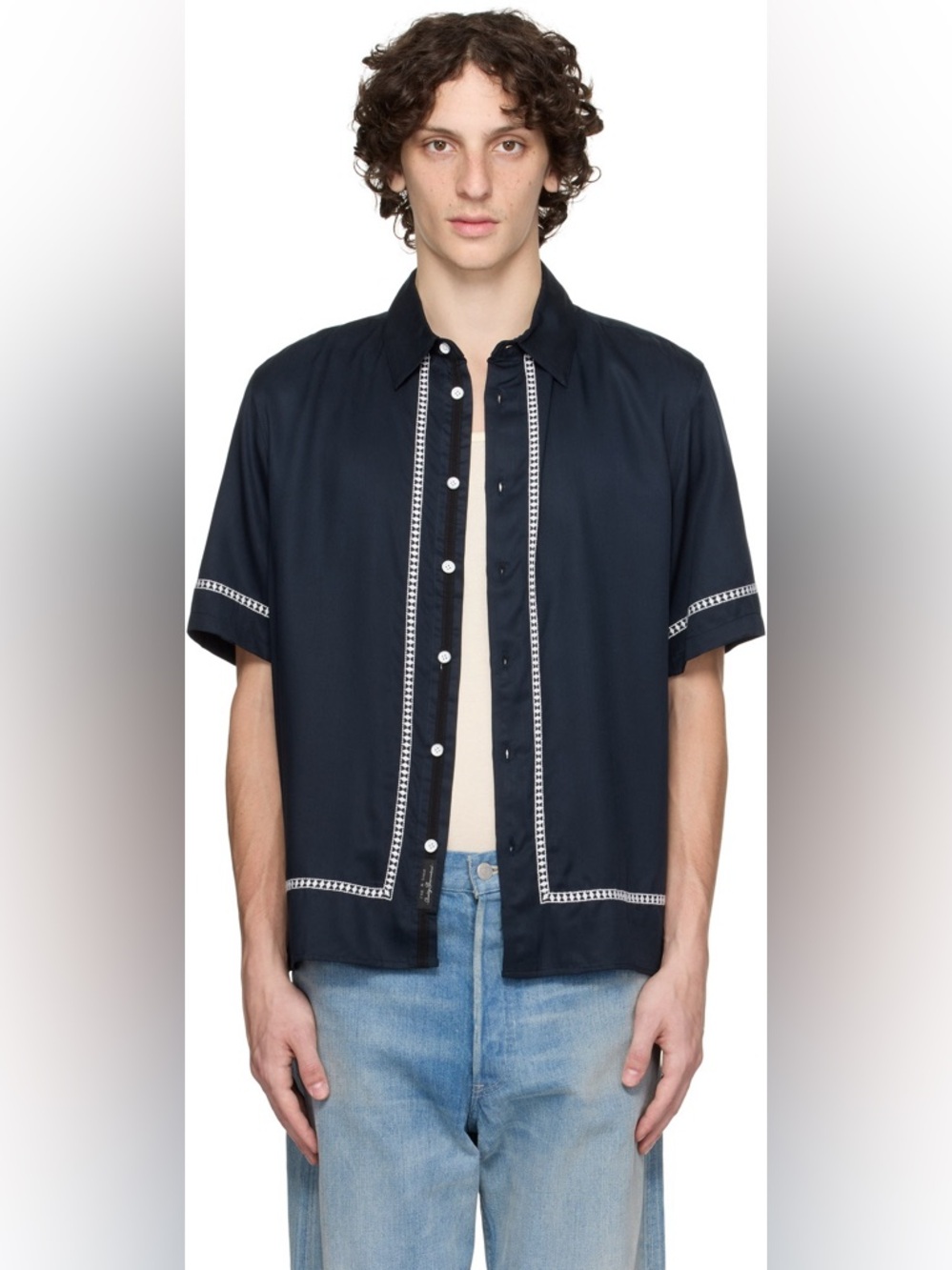 rag&bone Dalton Embroidered Shirt Size M